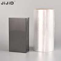 JIJID Clear POF Bolsas de envoltura termorretráctil de plástico para embalaje Película de envoltura termorretráctil de poliolefina transparente