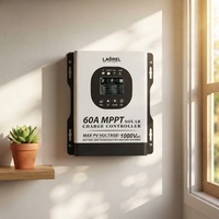 Contrôleur solaire MPPT avancé 60A 384V avec détection intelligente de la tension, charge en 3 étapes pour les systèmes d'énergie solaire hors réseau