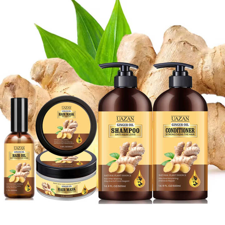 Private Label Organic Natural Herbal Ginger Stop Hair Loss Hair Growth