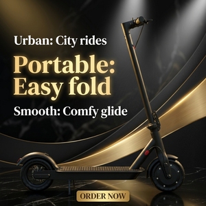 Mini Scooter Plegable para Adultos, de Dos Ruedas, Motor sin Escobillas de 6AH, Control por Sensor, Aluminio, 250W, 120kg, BY-201 - Product Image 1