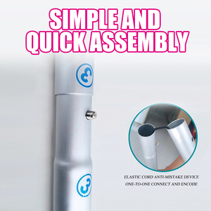 ขาตั้งผ้าแบบพับได้ดีไซน์แบบพกพาสำหรับงานโฆษณา10FT สั่งทำขนาดได้ - Product Image 3