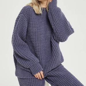 Venta al por mayor suave cálido cómodo Fuzzy Fleece Lounge Wear poliéster mujeres ropa de dormir pijama conjunto <span class=keywords><strong>YLY</strong></span> - Product Image 2