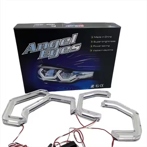 Factory RGB LED Iconic Angel Eyes DRL Kit Car Lighting para BMW 160 185 F30 F35 F81 F60 E90 E92 190 192 Acrílico Angel Eyes - Product Image 5