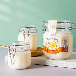 250g 500g 1000g PET Hermético transparente vacío plástico de calidad alimentaria botella de miel almacenamiento Jarrones tarro - Product Image 1