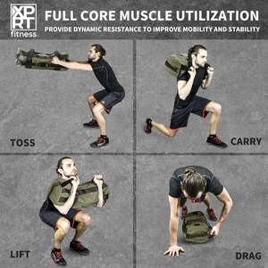 Muestra gratuita Sandbag Pro - Bolsa de entrenamiento con triple cierre, bolsa de relleno y correas de nailon reforzadas - No incluye arena - Product Image 5