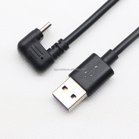 Câble USB TYP E.C 180 degrés en U vers USB 2.0 mâle câble spécial de données de charge de jeu mobile 1.5M