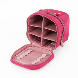Wholesale 6 <strong>Compartment</strong> Travel Organizer <strong>Makeup</strong> Brush Set Case Cosmetic Vanity <strong>Bag</strong> <strong>with</strong> Inner Separated <strong>Compartment</strong> - Product Image 4