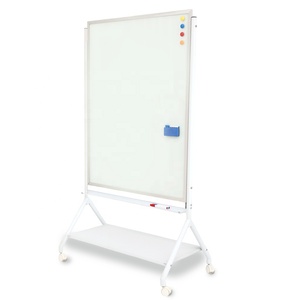 <span class=keywords><strong>Tableau</strong></span> <span class=keywords><strong>blanc</strong></span> <span class=keywords><strong>effaçable</strong></span> à sec en verre de haute qualité avec cadre en acier inoxydable et étagère de rangement intégrée, durable <span class=keywords><strong>pour</strong></span> le bureau et la salle de classe - Product Image 1