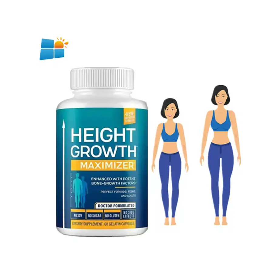 Hot sale private label Height Growth Maximizer Height Growth Capsules For Bone Strength Get Taller Growth height capsules