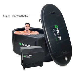 Upc Step Baignoire de plain-pied Assis Trempage <span class=keywords><strong>Spa</strong></span> Grand bain de glace Thérapie Bain à remous rond Bateau - Product Image 1