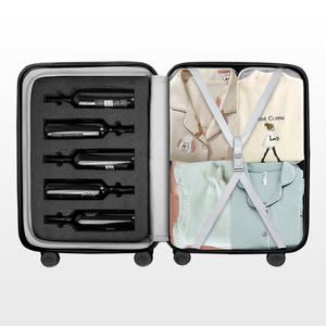 É<span class=keywords><strong>tui</strong></span> de transport portable pour 10 bouteilles de vin |   Valise <span class=keywords><strong>en</strong></span> PC durable 100% PC Protection pour vin <span class=keywords><strong>en</strong></span> <span class=keywords><strong>avion</strong></span> - Product Image 6