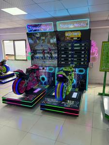 Console de jeu d'arcade de course de motos sportive à deux joueurs avec garantie d'un an, à monnayeur pour centres de divertissement - Product Image 3