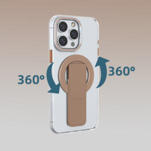 Soporte plegable de aleación de aluminio y PU, soporte para dedo, soporte para teléfono, soporte magnético para teléfono móvil, accesorio Premium - Product Image 5