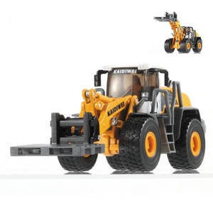 1:50 Schaal Die-cast Speelgoedvrachtwagen Heftruck Metalen Bulldozer Modelvoertuig Legering Truck - Product Image 5