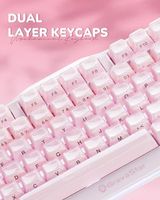 OEM ODM Mercury K1 75 Wireless Mechanical Gaming Keyboard RGB Backlit Gasket Mount Hot Swappable Linear Switches Creamy Sound K