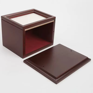 Toptan Evcil Hayvan Tabutları ve Urnları Bambu Anıt Köpek Külleri için Premium Evcil Hayvan Urnları - Product Image 3