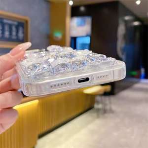 K257, la Funda de Diamantes y el Juego de Diamantes Brillantes Son Modernos y Adecuados para las Series Más Vendidas de Apple 12, 13 y 14 - Product Image 3