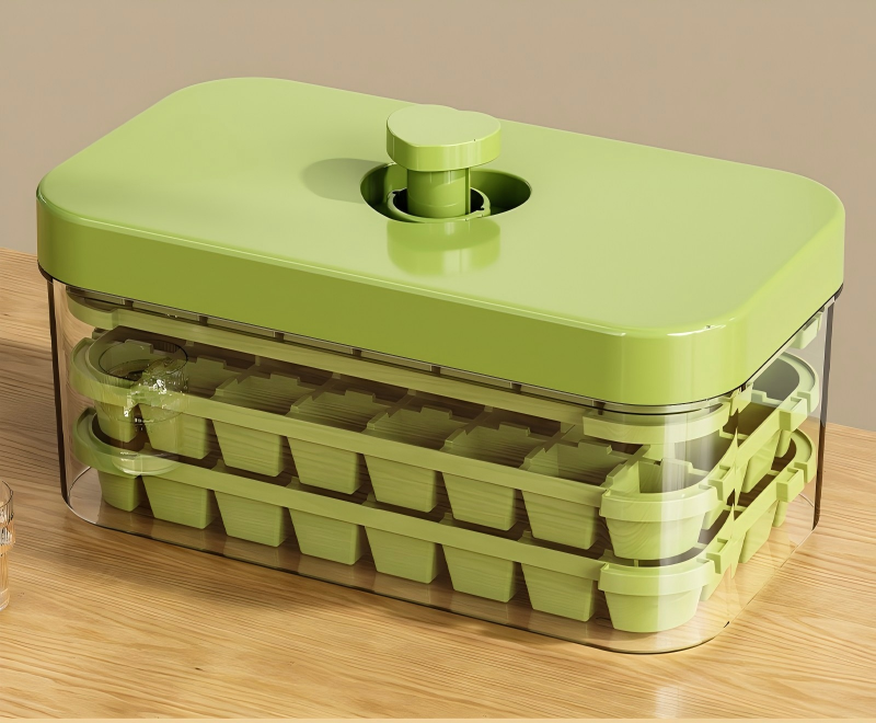 Mint green-3 layers 96 cubes