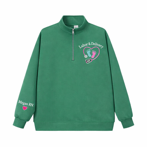 Felpa con Cappuccio da Infermiera Ricamata Gemma Athletic Block, Regalo Perfetto per la Laurea o Maglietta per Scuola di Infermieristica per la Primavera - Product Image 1