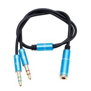 Bộ Chia Tai Nghe Cho Máy Tính 3.5Mm Nữ Thành 2 Tai Nghe Nam 3.5Mm <span class=keywords><strong>Mic</strong></span> <span class=keywords><strong>Audio</strong></span> Y <span class=keywords><strong>Splitter</strong></span> Cáp Điện Thoại Thông Minh Tai Nghe Cho PC - Product Image 6
