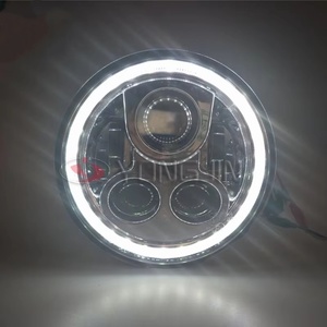 YongJin Chrome 7 "faro a LED per <span class=keywords><strong>Honda</strong></span> Hornet 250 600 <span class=keywords><strong>900</strong></span> VTR <span class=keywords><strong>CB</strong></span> 400 500 1300 2013-2015 - Product Image 4