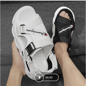 Nouvelles <span class=keywords><strong>sandales</strong></span> pour hommes, bout ouvert, décontractées, semelle souple, semelle épaisse, confortables, respirantes, plage, extérieur, <span class=keywords><strong>homme</strong></span>, chaussures pour hommes - Product Image 2