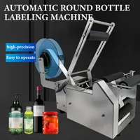 Fabrieksvervaardiging Direct Prijs Hoge Kwaliteit Semi Automatische Sticker Labeling Machine