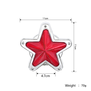 HearxinLED 24V lado LED estrella ancho luz autobús luz trasera remolque <span class=keywords><strong>señal</strong></span> decorativa intermitente estroboscópica luz <span class=keywords><strong>de</strong></span> advertencia para camión - Product Image 2