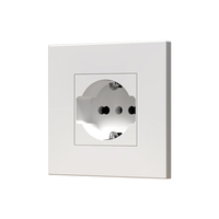 Nouveauté : Panneau PC ignifuge de type 86*86, norme européenne, interrupteurs et prises standard allemands Schuko