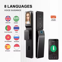 Умный замок из розового золота с 3D-дизайном, IP68, стеклянный, оптом от производителя, дешевый, Tuya TT, цифровые ручки для дверей и окон