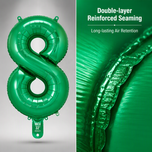 Globos <span class=keywords><strong>de</strong></span> Aluminio <span class=keywords><strong>de</strong></span> 32 Pulgadas con Números del 0 al 9, Juego <span class=keywords><strong>de</strong></span> Globos <span class=keywords><strong>de</strong></span> Helio para Decoración <span class=keywords><strong>de</strong></span> Bodas, Fiestas <span class=keywords><strong>de</strong></span> Cumpleaños - Product Image 2