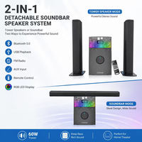 Kit audio domestique CKD SKD, système de cinéma maison multimédia, haut-parleur RGB 2.1, caisson de basses, système de son surround, haut-parleur Bluetooth, haut-parleurs de basses