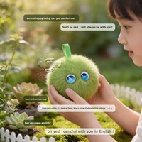 Robot intelligent IA pour enfants, compagnon d'apprentissage pour la conversation et le chat ; Jouet électronique en peluche DouBao en plastique ; Cadeau d'anniversaire ; Fabriqué en Chine