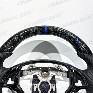 من المصنع مباشرة قابل للتخصيص جلد أسود أزرق ألياف كربون مزورة لإنفينيتي FX35 G25 G37 Q50 Q60 Q70 350Z - Product Image 3