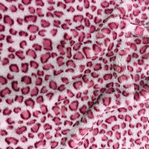 Оптовая Продажа окрашенная Тигровая ткань с леопардовым принтом из искусственного меха кролика плюшевая ткань для костюмов игрушки ремесла одежда куртки одеяла - Product Image 5
