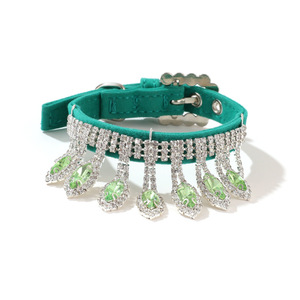 2023 शीर्ष बिक्री लक्जरी गहने पालतू हार स्फटिक बहु-रंग कुत्ते कॉलर - Product Image 2