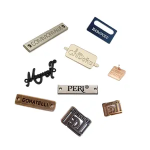 环保雕刻缝纫品牌名称服装板定制标志金属标签标签