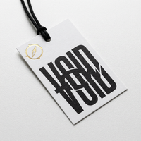 Étiquettes suspendues personnalisées avec logo imprimé, dorure sur papier, pour petites entreprises et boutiques, emballage professionnel pour bijoux