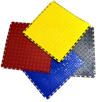 Dalles de sol modulaires en PVC résistantes à l'usure, pour usage intensif, pour ateliers industriels