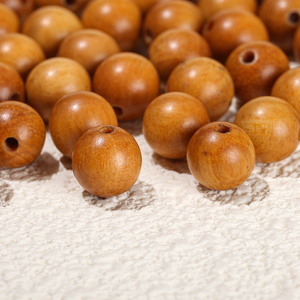 JD GEMS 50 teile/los natürliche Holz perle Sandelholz Buddha Perle Lose Spacer Perle für die Schmuck herstellung - Product Image 3