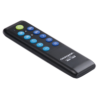 Télécommande universelle pour téléviseur avec gros boutons blancs et fonction d'apprentissage