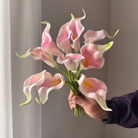 PU-Touch Calla-Lilien Künstliche Blumen Hochwertige Feuchtigkeitsspendende Haptik Direktvertrieb Großhandel Weich