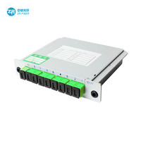 Pemisah Ftth Fibra Optikal 2 Cara Rasio Splitter Fbt 1X2 1X4 1X8 1X16 1X32 Sc Apc Upc Wdm Kaset Serat Optik Mini Plc Splitter