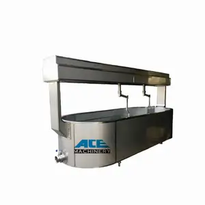 Ace Blending Fermenter Cooking Equipment Dairy Cheddar Dry Cheese Vat In Milk Processing Plant