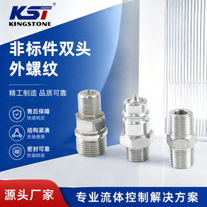 Raccord rapide hydraulique à double extrémité non standard Kingston, en acier inoxydable 304, raccords haute pression - Product Image 5