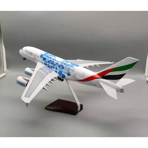 Modelo <span class=keywords><strong>de</strong></span> Avión <span class=keywords><strong>de</strong></span> Juguete a Escala 1/160, Réplica Estática <span class=keywords><strong>de</strong></span> un Avión <span class=keywords><strong>de</strong></span> la Expo Mundial <span class=keywords><strong>de</strong></span> EAU 380 - Product Image 4