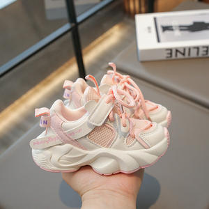 Детские кроссовки на шнуровке, весна <span class=keywords><strong>2026</strong></span>, новые, сетчатые, дышащие, легкие, нескользящие, для малышей, для мальчиков и девочек, массивные - Product Image 4