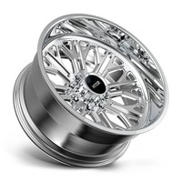 Jantes forgées polies tout-terrain HTOR 26x14J 26x12 26x16 8x170 8x165.1 à motif directionnel et à déport profond pour Super Duty 2500/3500 HD