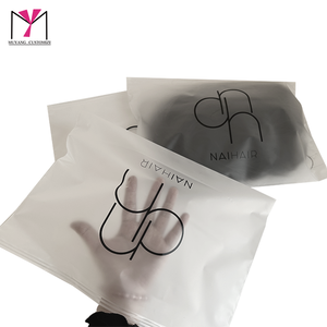 Hot Sale Custom <b>Plastic</b> Zipper <b>Bag</b> <b>for</b> Hair Custom Printed Logo <b>Packaging</b> <b>Plastic</b> <b>Bag</b> - Product Image 2
