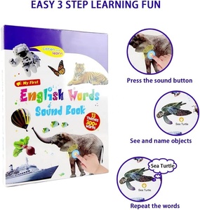 หนังสือคำศัพท์ภาษาอังกฤษสำหรับเด็กวัยเตาะแตะ 2-6 ปี หนังสือเรียนรู้สำหรับเด็<span class=keywords><strong>ก</strong></span>เล็ก 300+ <span class=keywords><strong>คำ</strong></span> หนังสือเสียงพูดได้แบบโต้ตอบสำหรับเด็<span class=keywords><strong>ก</strong></span> - Product Image 5